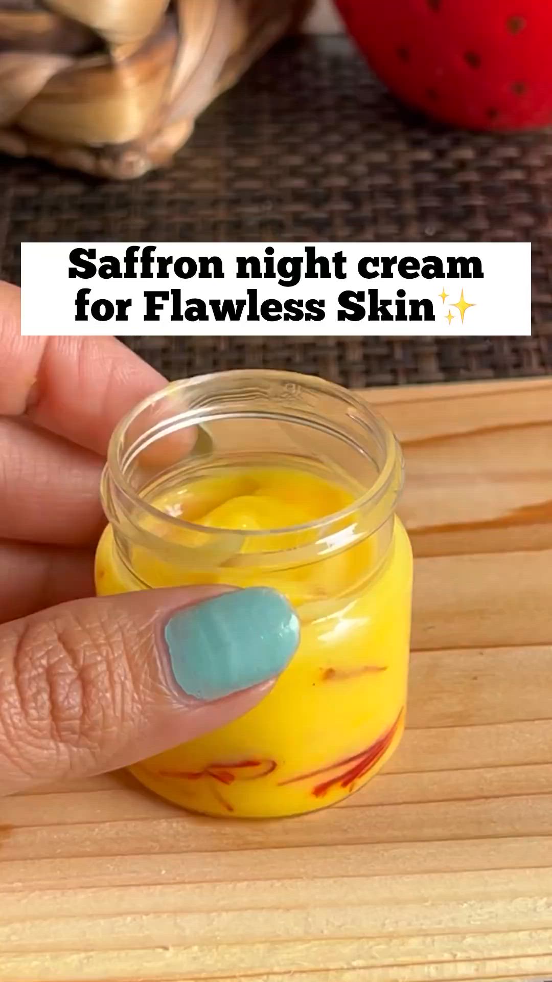 This contains an image of: Saffron Night cream for Flawless Skin💕