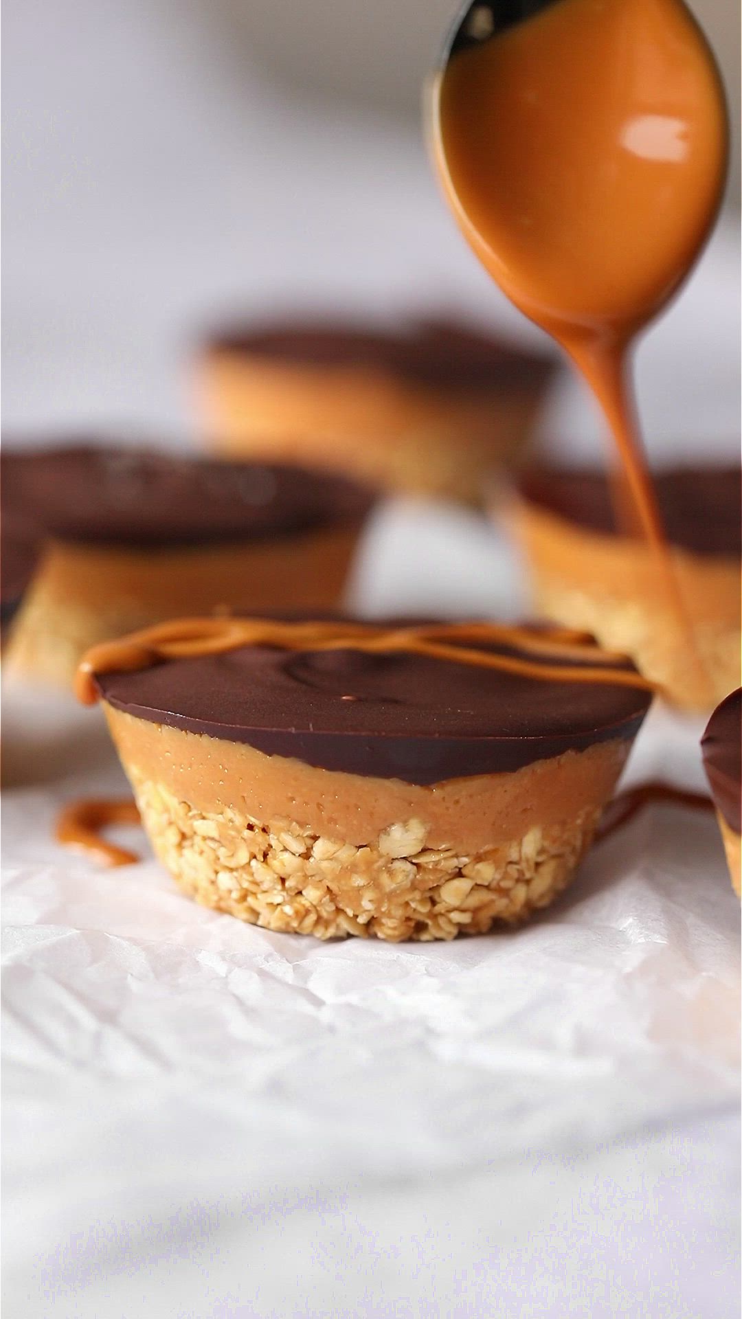 This contains: Peanut Butter Chocolate Oat Cups