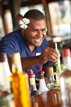 Poolside bar