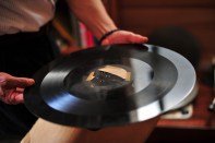 Oversized vintage record