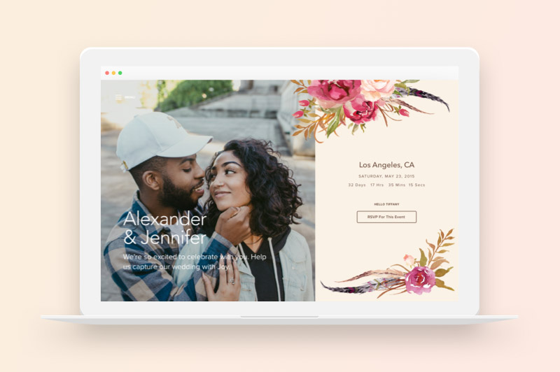 Joy - wedding websites