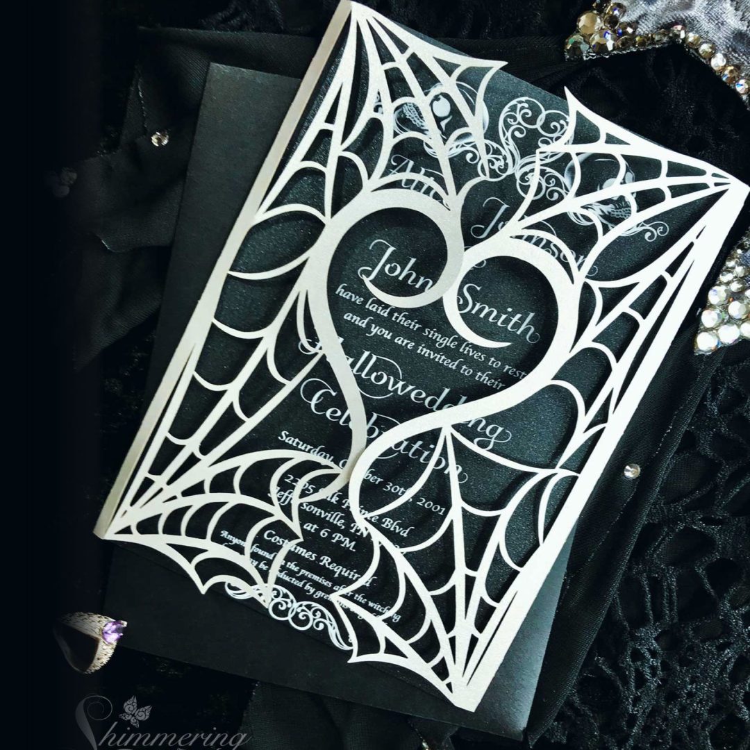 goth wedding invitations alternative wedding ideas from Offbeat Wed (formerly Offbeat Bride)