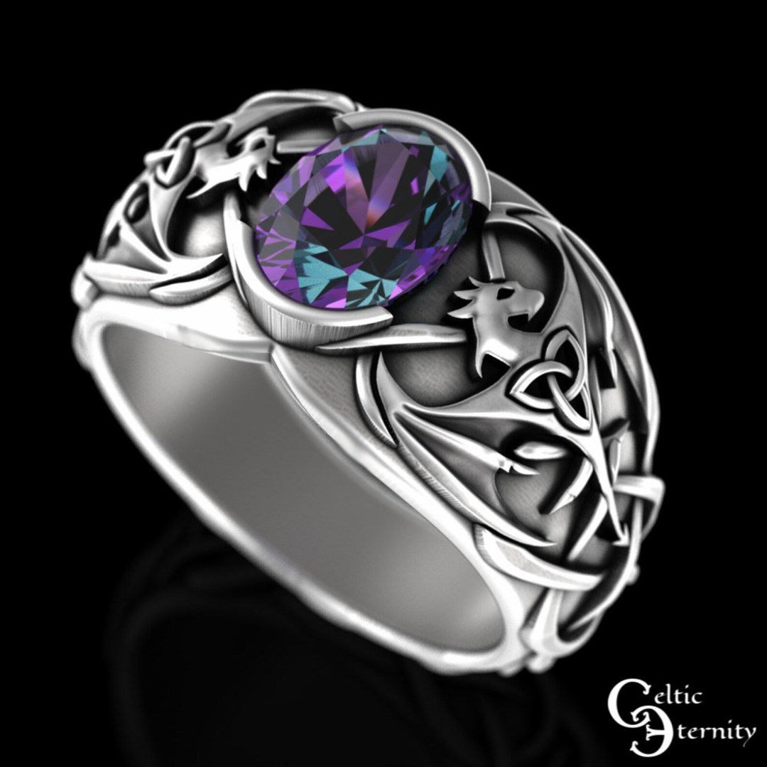 mens dragon wedding ring alternative wedding ideas from Offbeat Wed (formerly Offbeat Bride)