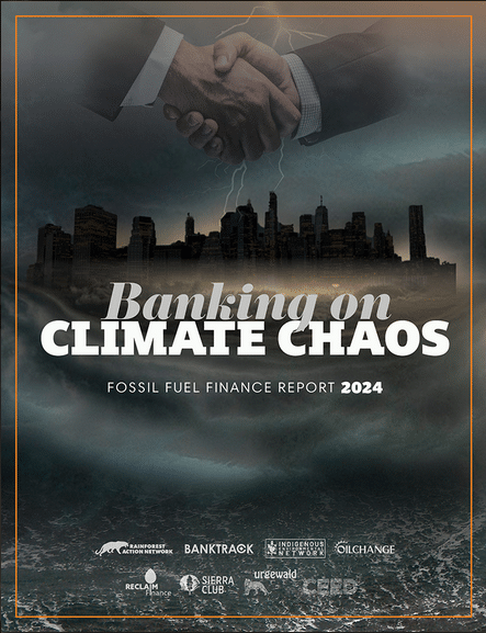 Cover Banking on Climate Chaos 2024