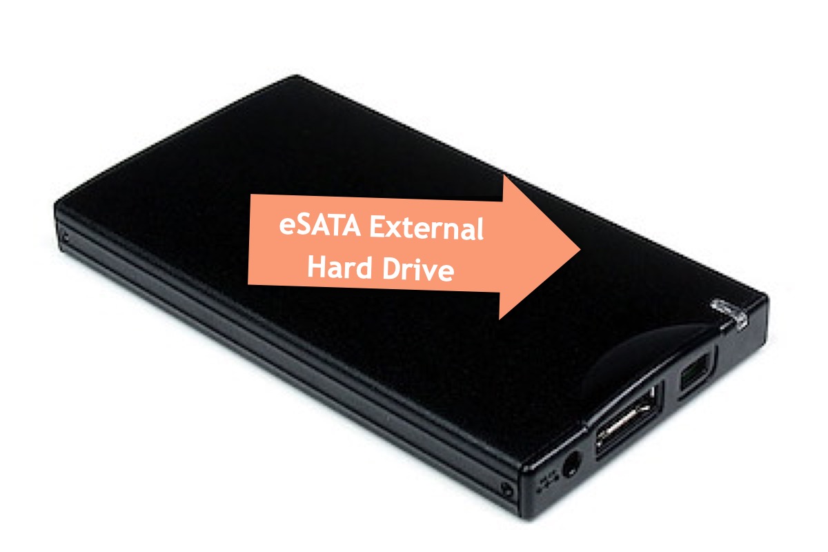 eSATA external hard drive