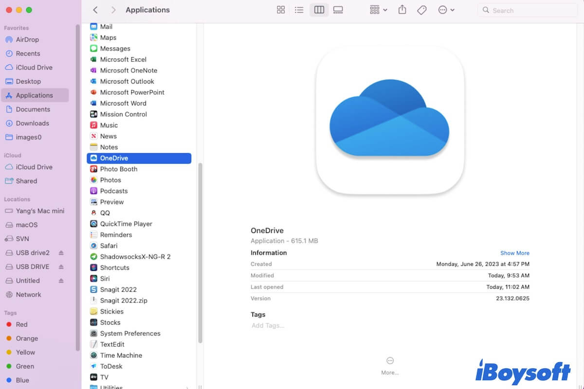 OneDrive for Mac