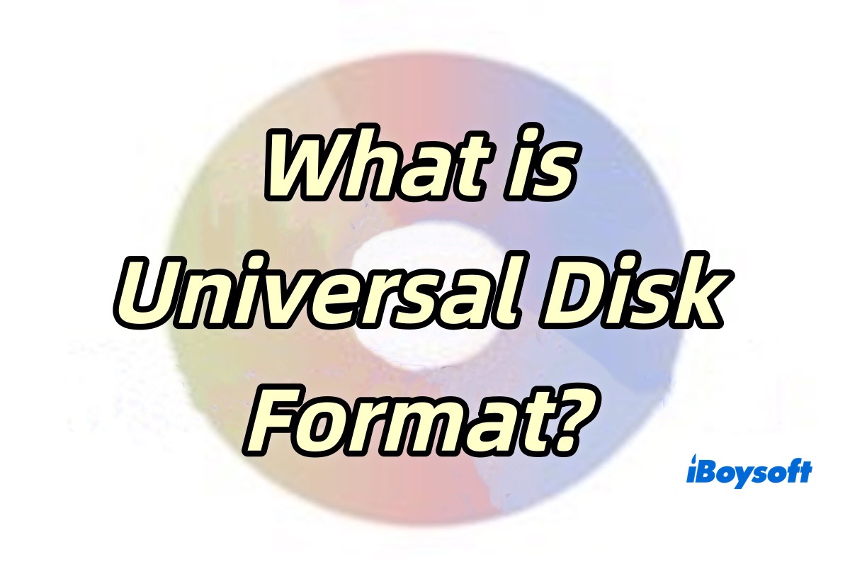 summary-universal-disk-format