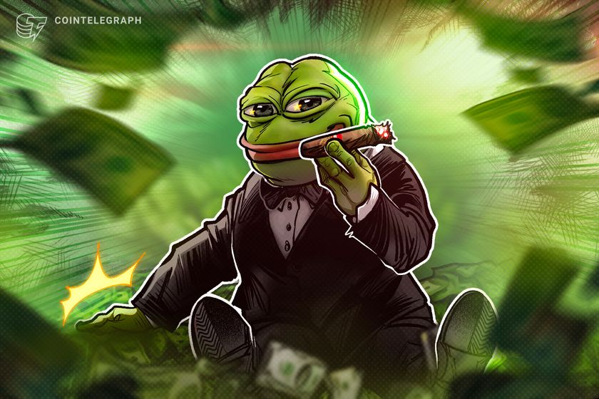 PEPE whale up nearly $5M on investment within a month