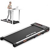 Elseluck Walking Pad, Under Desk Treadmill for Home Office, 2 in 1 Portable Walking Treadmill with Remote Control, Walking Jo