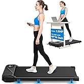 THERUN Walking Pad Treadmill Under Desk, Portable Mini Treadmill for Home/Office, Walking Pad Treadmill 2.5HP, Walking Joggin