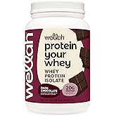 Wellah Protein Your Whey (30 Servings, Dark Chocolate) - Whey Protein Isolate Protein