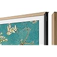 SAMSUNG ( Modern Teak Frame Customizable Bezel, 55 Inch, 2021 Model)