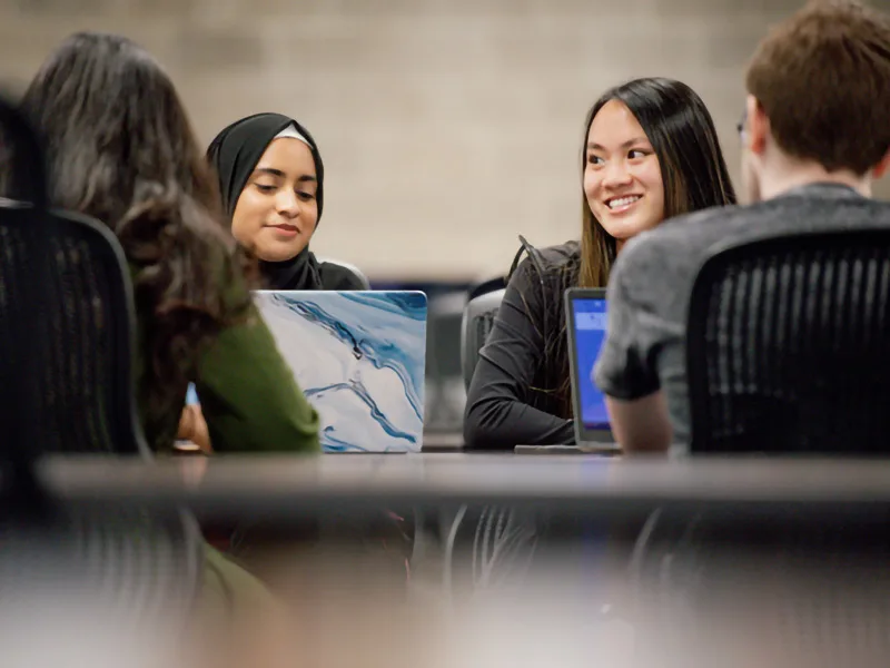 Photo of students in a classroom