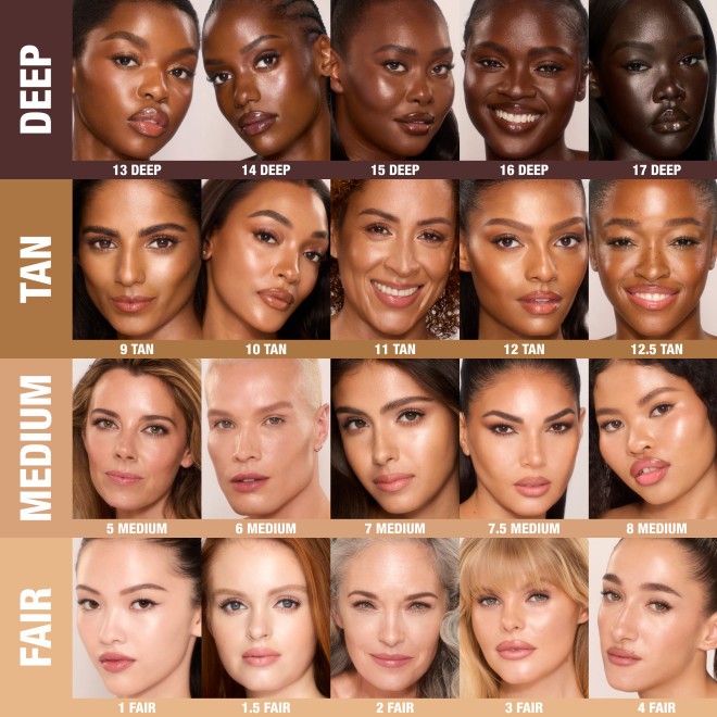 UNREAL SKIN SHEER GLOW TINT - SHADE RANGE