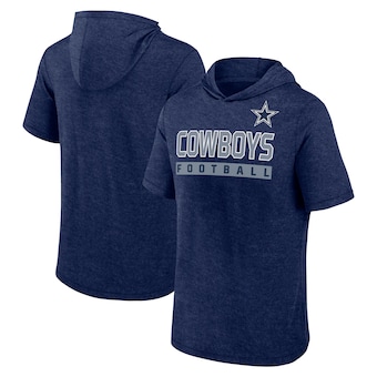 Men's Fanatics Navy Dallas Cowboys Big & Tall Hoodie T-Shirt