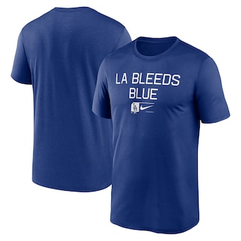 Los Angeles Dodgers Local Baseball Phrase Legend Tee - Mens