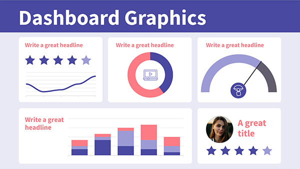 Interactive Tableau de bord 4 template