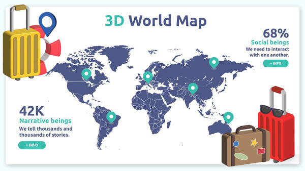 Mapa-Múndi 3D