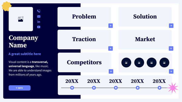 Interactive One Pager Essencial template