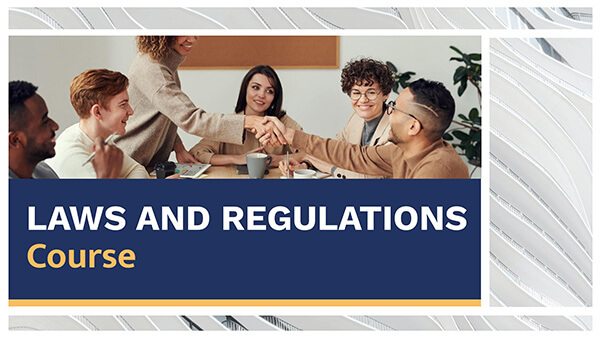 Interactive Laws and Regulations Course template