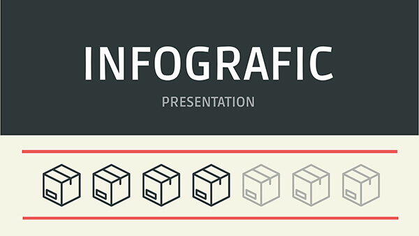 Interactive Presentazione infografica template