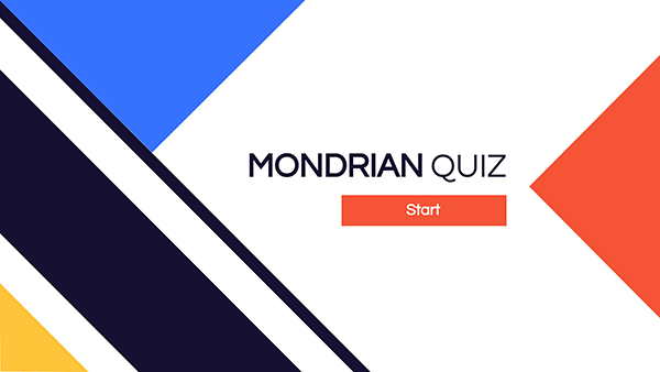 Interactive Quiz Mondrian template