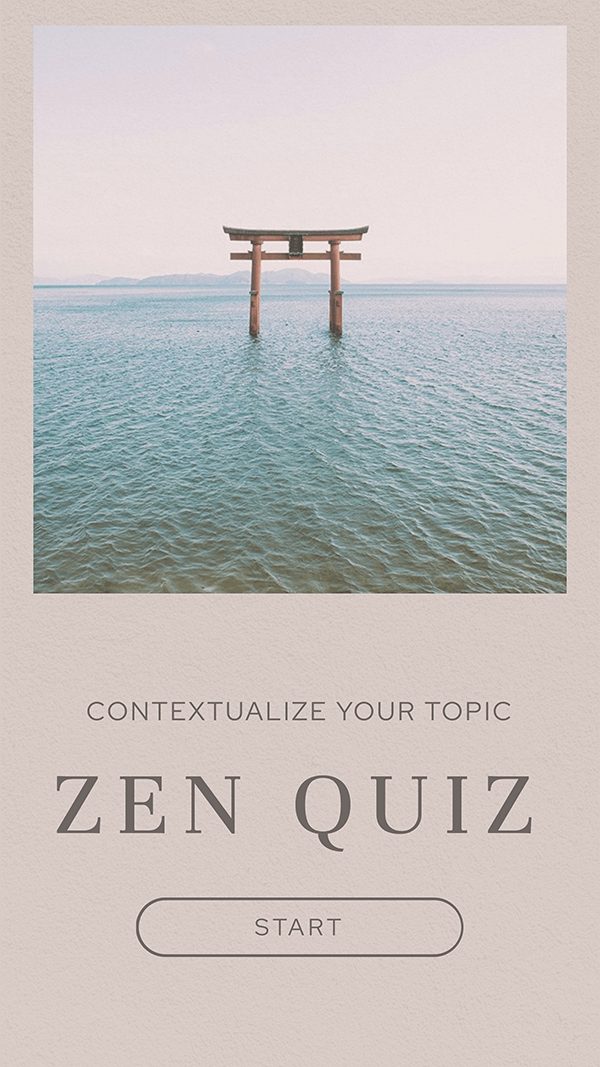 Quiz zen mobile