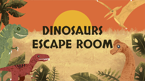 Escape room dinossauros