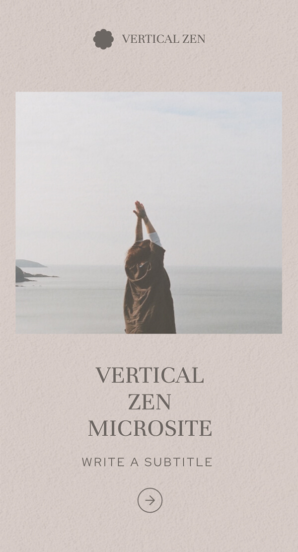 Microsite zen mobile