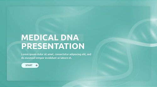 Medizinische DNA-Präsentation