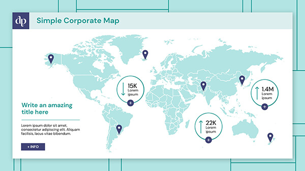 Mapa corporativo simples