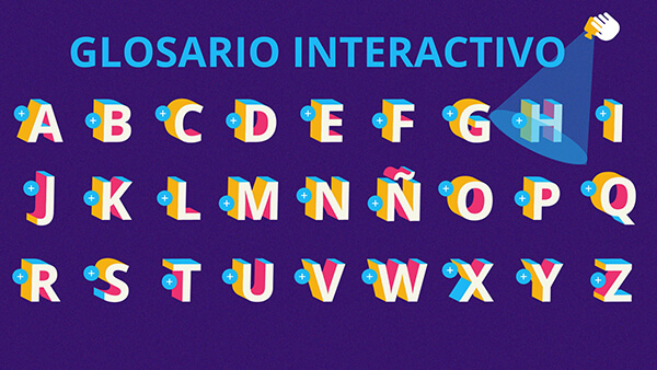 Interactive Glosario Interactivo template