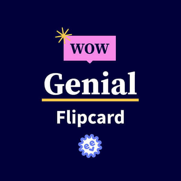 Flipcard Genial