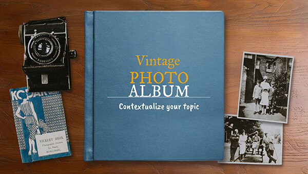 Interactive Album Photo Vintage template