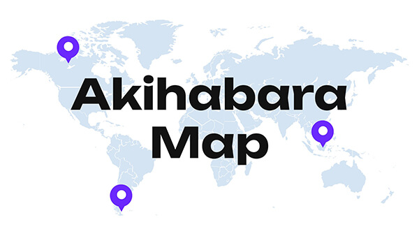 Mapa Akihabara