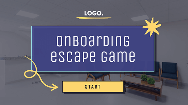 Interactive Escape Game Onboarding template