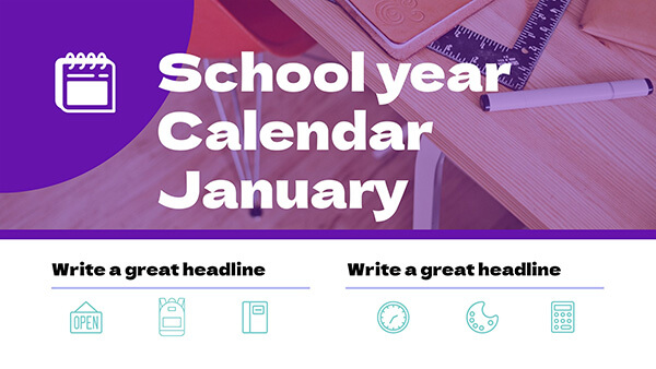 School Year Calendar January