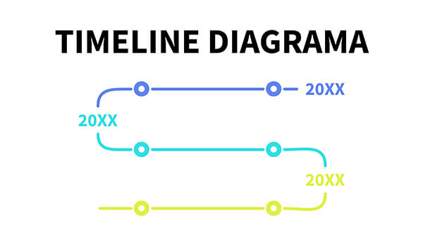 Interactive Timeline Diagrama 3 template