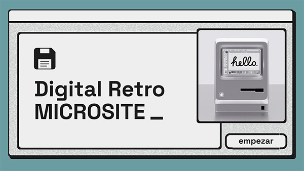 Digital Retro Microsite