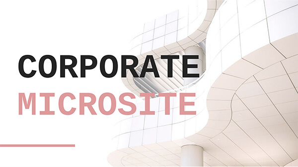 Corporate Microsite