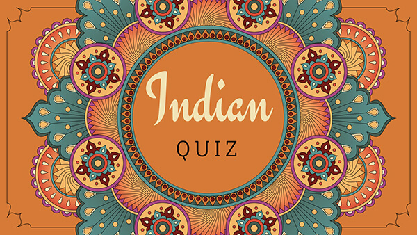 Interactive Indien-Quiz template