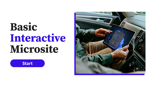 Basic Interactive Microsite