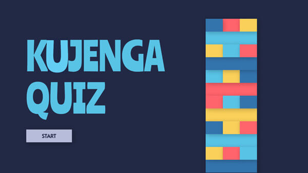 Modelo interativo Quiz kujenga