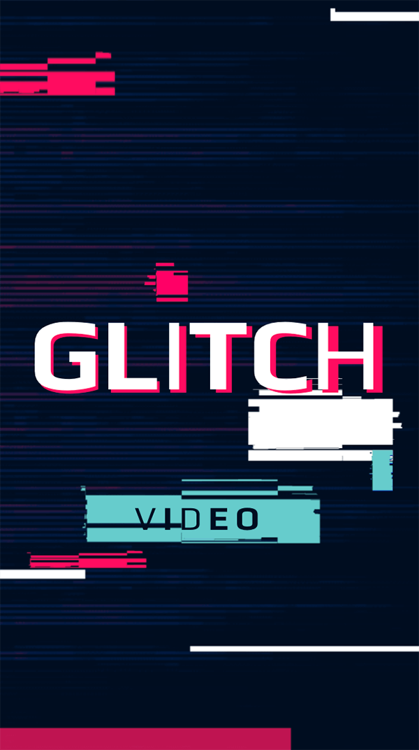 Vídeo glitch mobile