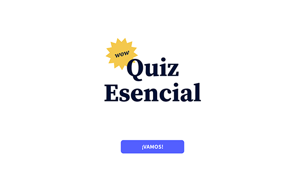 Interactive Quiz Esencial template