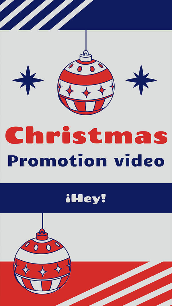 Interactive Video Promozionale Natale template