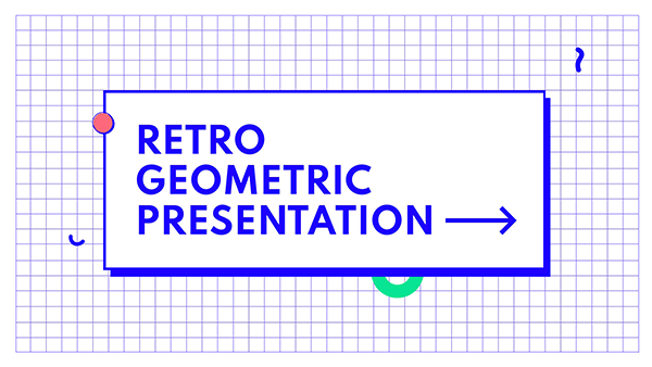 Apresentação Geométrica Retro