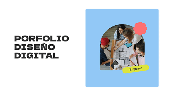 Interactive Porfolio Diseño Digital template