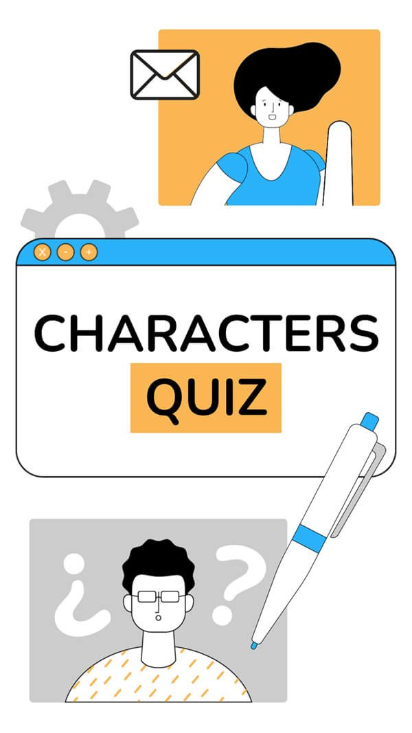 Quiz de Personagens Mobile