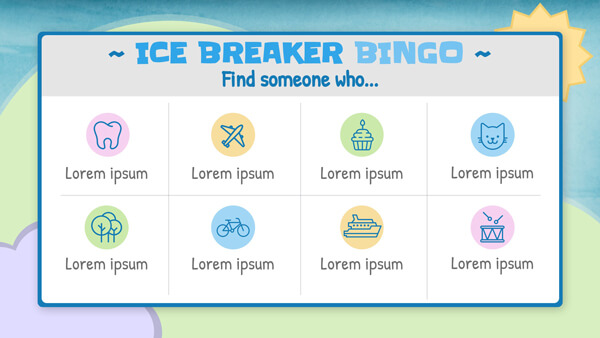 Bingo Icebreaker Edu